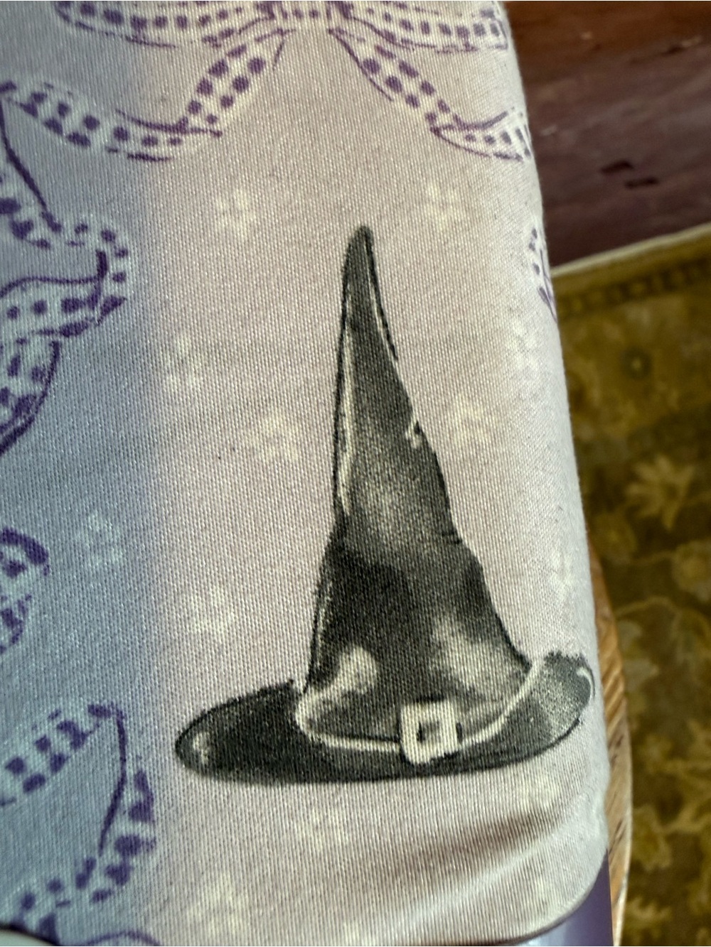 Willow Wonders Witch Hat Brooms Witchy Purple King Sheet Set NWT Halloween π - Picture 5 of 12
